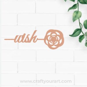 Wish Bookmark MDF Design 1