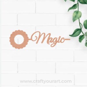 Magic Bookmark MDF Design 1