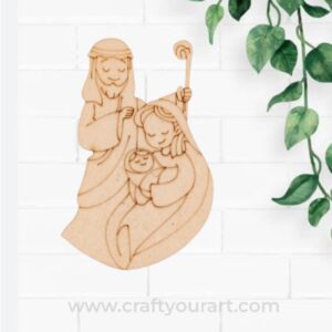 Birth Of Jesus Christ Pre Marked MDF Design 4