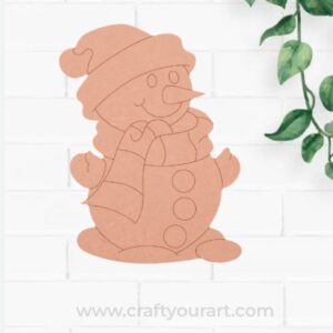 Snow Man Christmas Pre Marked MDF Design 6