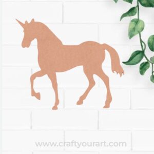 Unicorn Cutout MDF Design 2