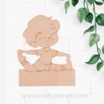 Yoga Boy Mini Pre Marked Nameboard MDF Design 5