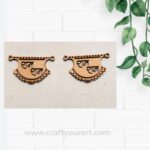 Ram Ram Pankha Cutout MDF Design 1
