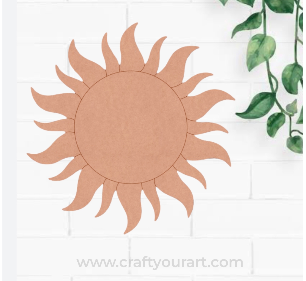 Sun Pre Marked MDF Design 1
