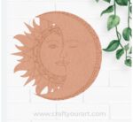 Sun And Moon Pre Marked MDF Design 1