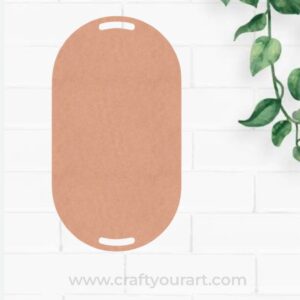 Chopping Board Cutout MDF Design 19