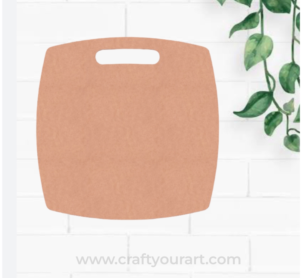 Chopping Board Cutout MDF Design 18