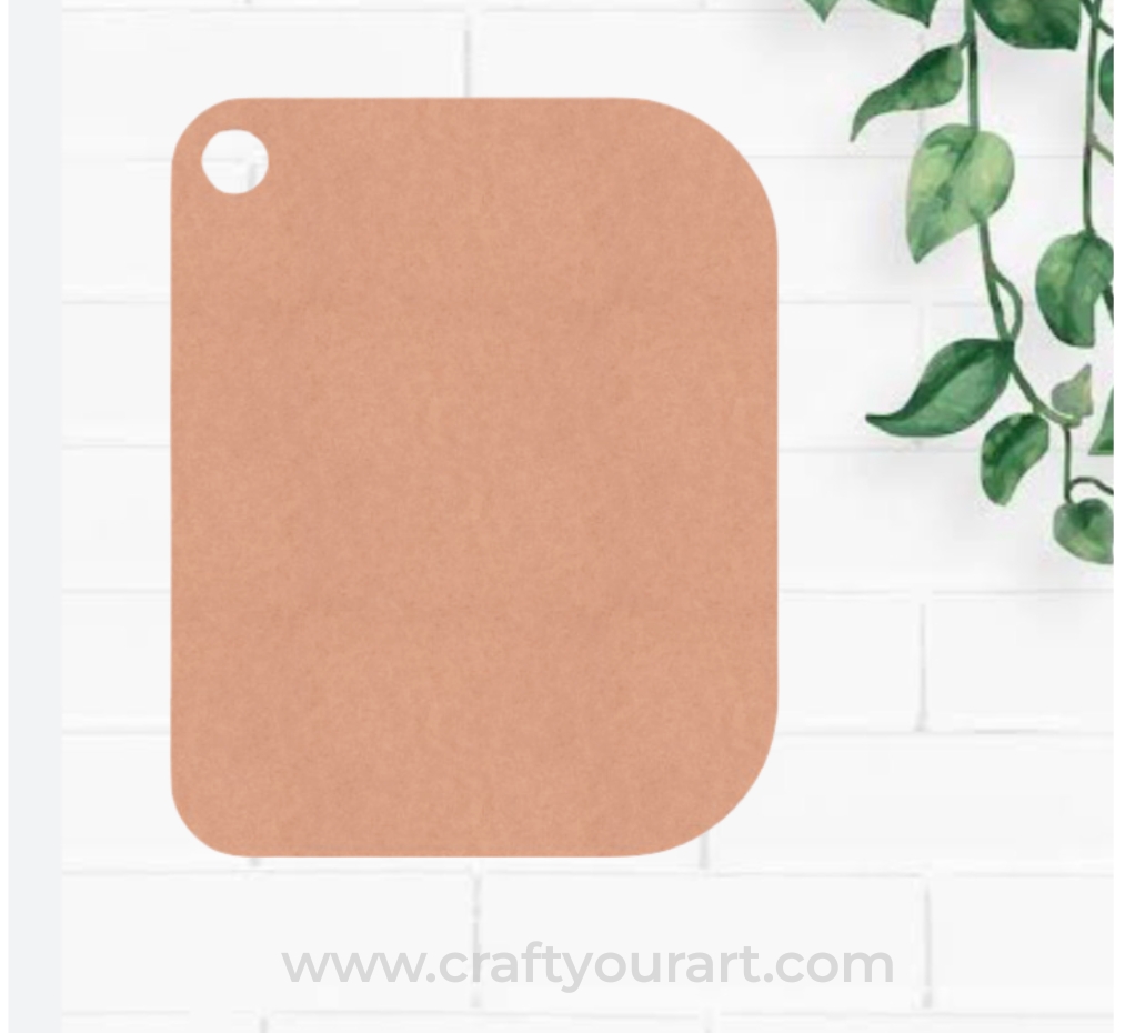 Chopping Board Cutout MDF Design 16