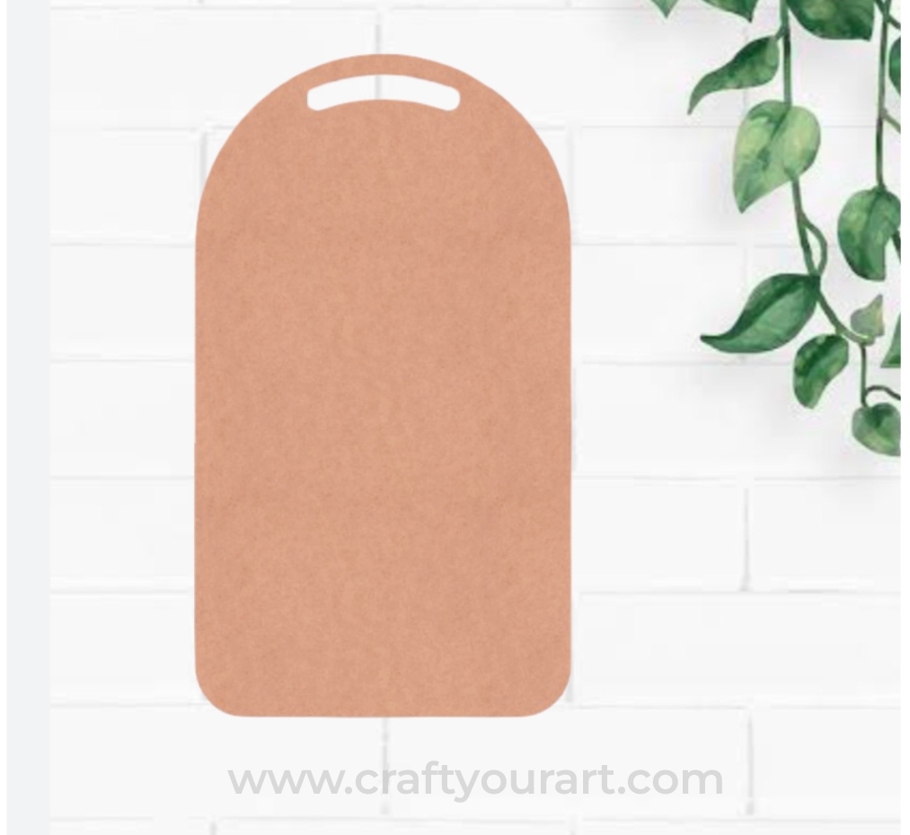 Chopping Board Cutout MDF Design 12