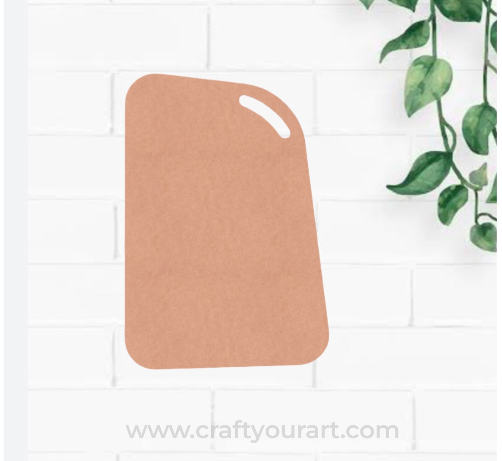 Chopping Board Cutout MDF Design 20