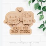 Made For Each Other Pre Marked MDF Design 1