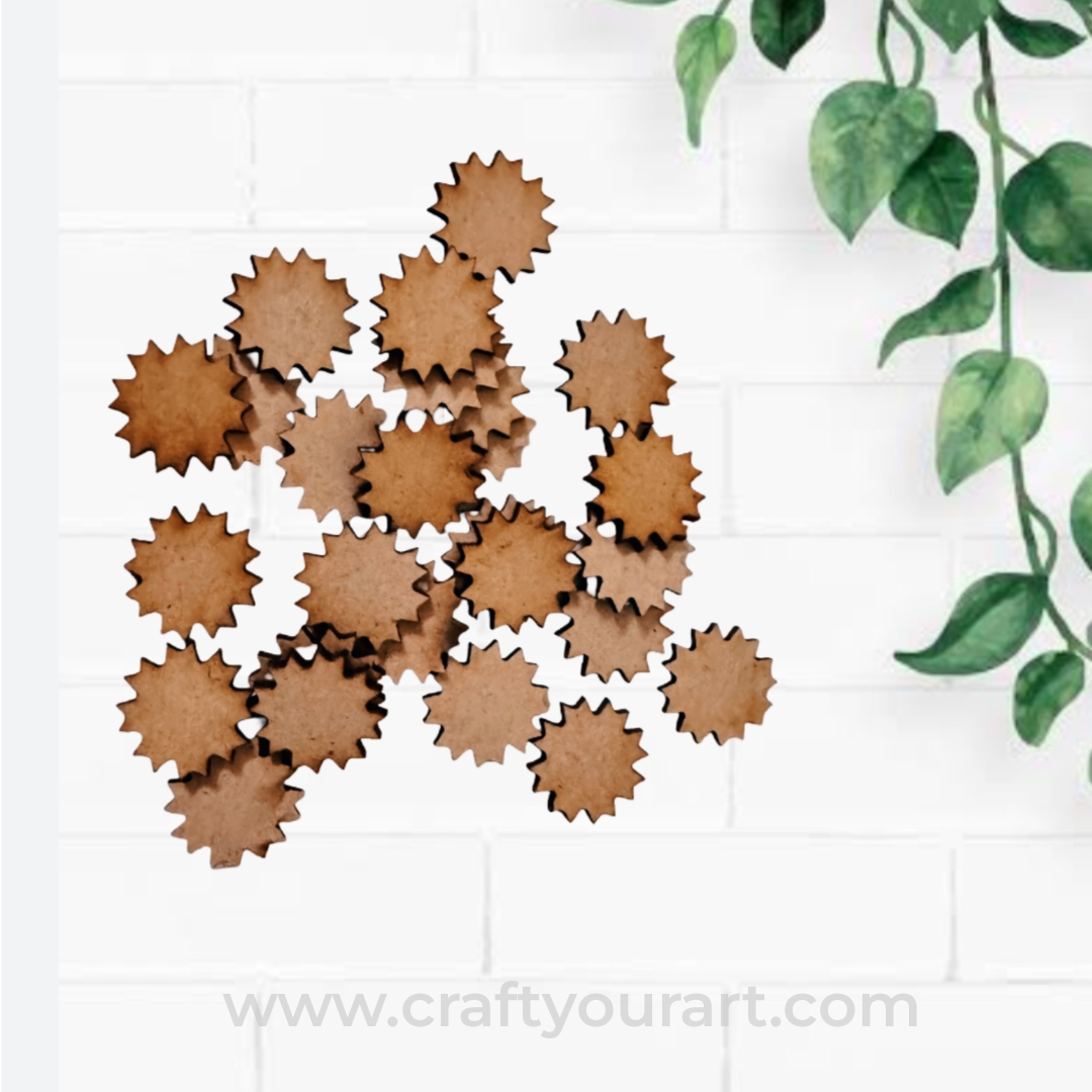 Flower Shape Pack of 10