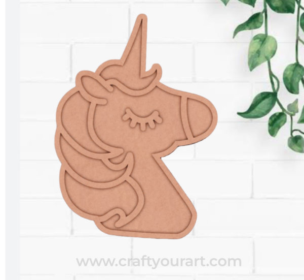 Unicorn Mosaic Art MDF Design 1