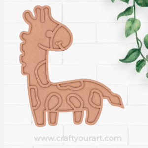 Giraffe Mosaic Art MDF Design 1
