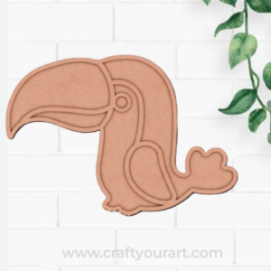 Toucan Bird Mosaic Art MDF Design 1