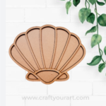 Seashell Mosaic Art MDF Design 1
