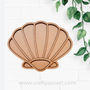 Seashell Mosaic Art MDF Design 1