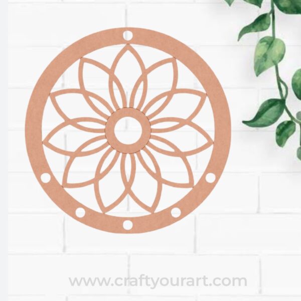 Dreamcatcher Macrame Pre Marked MDF Design 1