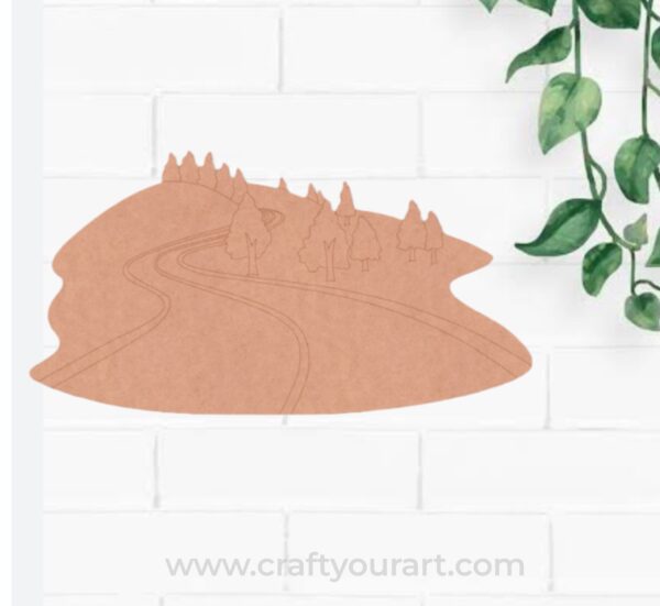 Roads Pre Marked MDF Design 1
