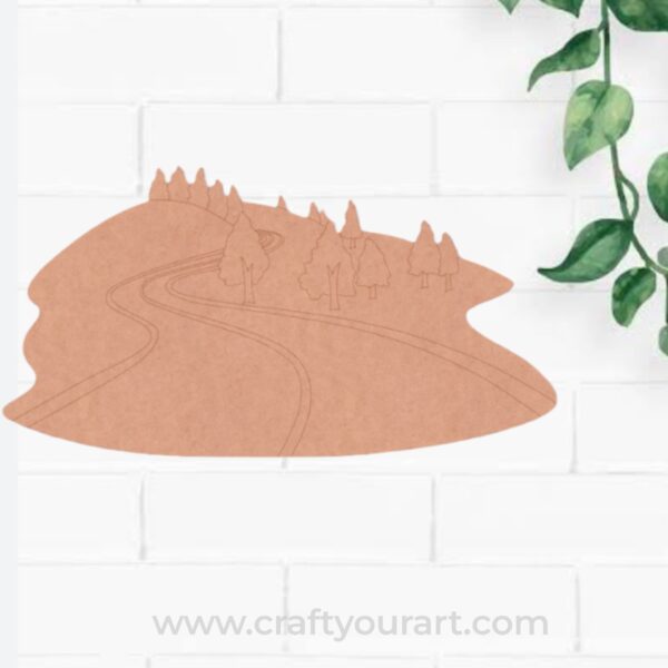 Roads Pre Marked MDF Design 1