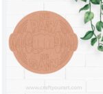 No Pain No Gain Pre Marked Base MDF Design 1