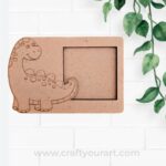 Dinosaur Three Layered Photo Frame MDF Design 1