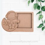 Astronaut Three Layered Photo Frame MDF Design 1