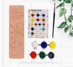 Girl Bookmark Pre Marked MDF DIY Kit Design 1