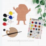 Shinchan Pre Marked MDF DIY Kit Design 1