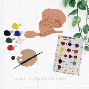 Harry Potter Pre Marked MDF DIY Kit Design 1