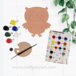 Owl Pre Marked MDF DIY Kit Design 1