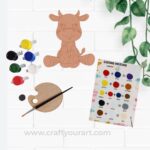 Cow Pre Marked MDF DIY Kit Design 1