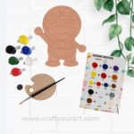 Doraemon Pre Marked MDF DIY Kit Design 1