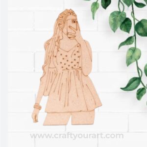 Trend Setter Girl Pre Marked MDF Design 1