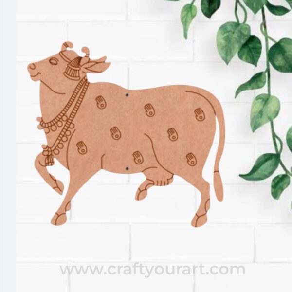 Pichwai Cow Pre Marked MDF Design 8