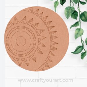 Evil Eye Pre Marked Round MDF Design 5