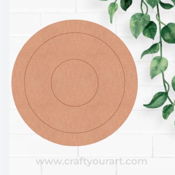 Evil Eye Pre Marked Round MDF Design 6