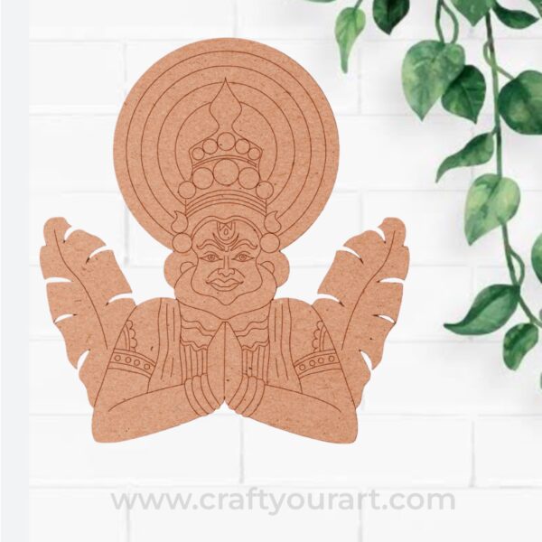 Kathakali Pre Marked MDF Design 10