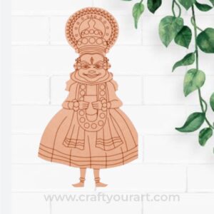 Kathakali Pre Marked MDF Design 8