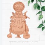 Kathakali Pre Marked MDF Design 9