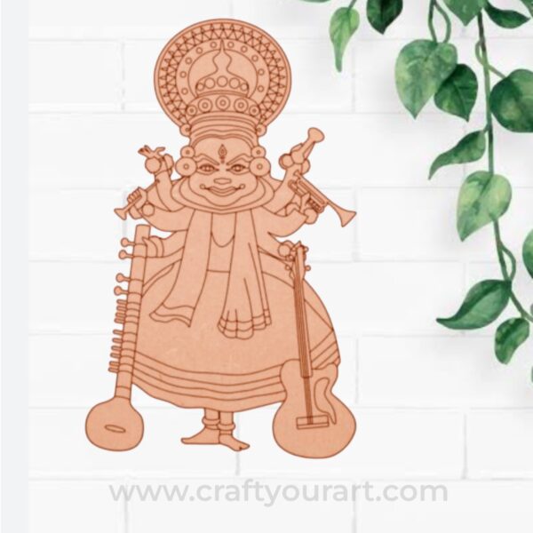 Kathakali Pre Marked MDF Design 9