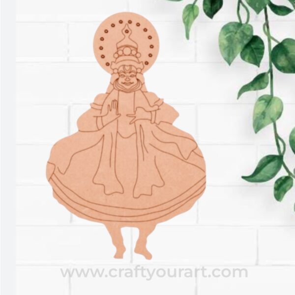 Kathakali Pre Marked MDF Design 11