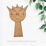 Sprunki Cartoon Pre Marked MDF Design 7