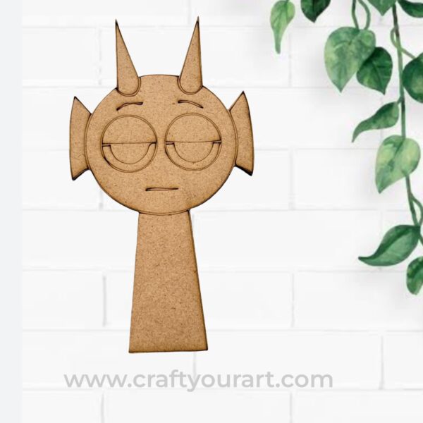 Sprunki Cartoon Pre Marked MDF Design 18