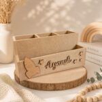 Pen stand With Customized Name And Embellishment MDF Design 1