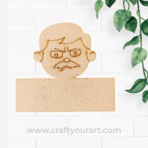 Father Mini Nameboard Pre Marked MDF Design 1