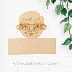 Father Mini Nameboard Pre Marked MDF Design 2