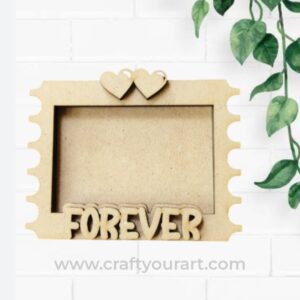 Forever Hearts Mini Photo Frame MDF Design 1
