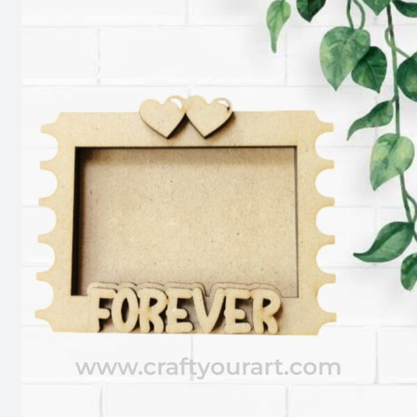 Forever Hearts Mini Photo Frame MDF Design 1