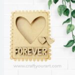 Forever Hearts Mini Photo Frame MDF Design 2